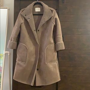 VELVET BY GRAHM&SPENCER - Faux Shearling Coat - XS